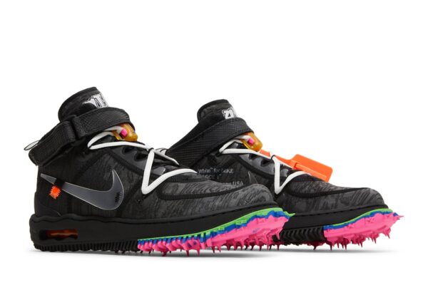 Nike Air Force 1 Mid Off-White Black DO6290-001 - Arviolet photo 8