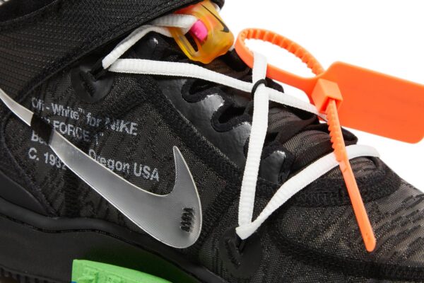 Nike Air Force 1 Mid Off-White Black DO6290-001 - Arviolet photo 9