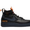Nike Air Force 1 Winter Gore-Tex Black Bright Ceramic Thunder Blue CQ7211-001 - Arviolet photo 1