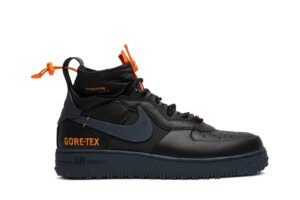 Nike Air Force 1 Winter Gore-Tex Black Bright Ceramic Thunder Blue CQ7211-001 - Arviolet photo 1