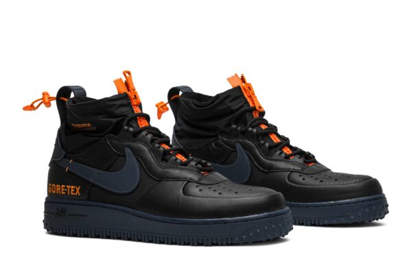 Nike Air Force 1 Winter Gore-Tex Black Bright Ceramic Thunder Blue CQ7211-001 - Arviolet photo 8