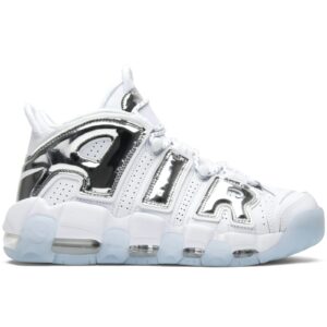 Nike Air More Uptempo Chrome White (Women's) 917593-100 - Arviolet photo 1