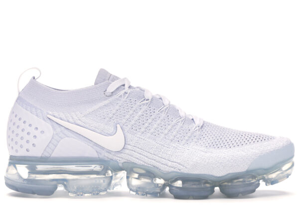 Nike Air VaporMax Flyknit 2 White Pure Platinum 942842-100 - Arviolet photo 1