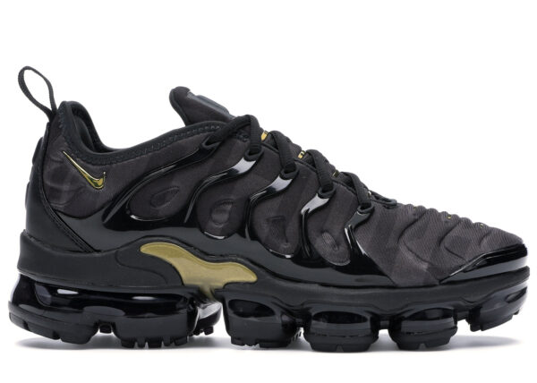 Nike Air VaporMax Plus Black Anthracite Metallic Gold CQ4612-001 - Arviolet photo 1