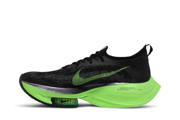 Nike Air Zoom Alphafly Next% Black Electric Green CI9925-400 - Arviolet photo 3