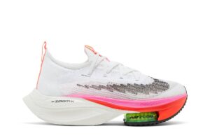 Nike Air Zoom Alphafly Next% Flyknit White Pink DJ5455-100 - Arviolet photo 1