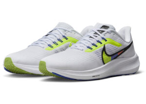 Nike Air Zoom Pegasus 39 PRM White Volt Racer Blue DX1627-100 - Arviolet photo 2