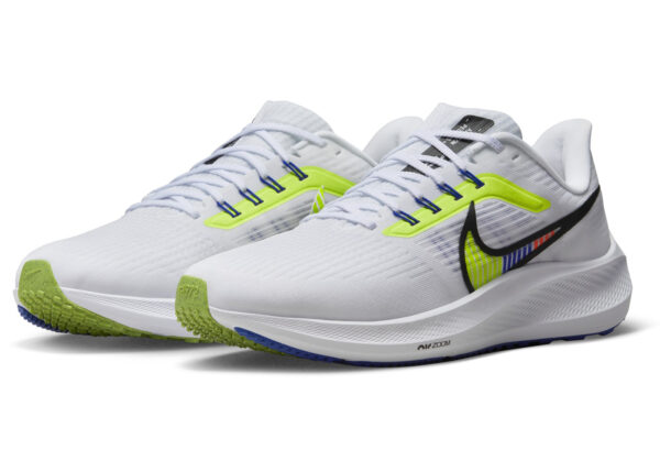 Nike Air Zoom Pegasus 39 PRM White Volt Racer Blue DX1627-100 - Arviolet photo 2