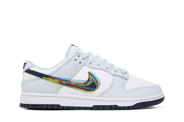 Nike Dunk Low 3D Swoosh DV6482-100 - Arviolet photo 1