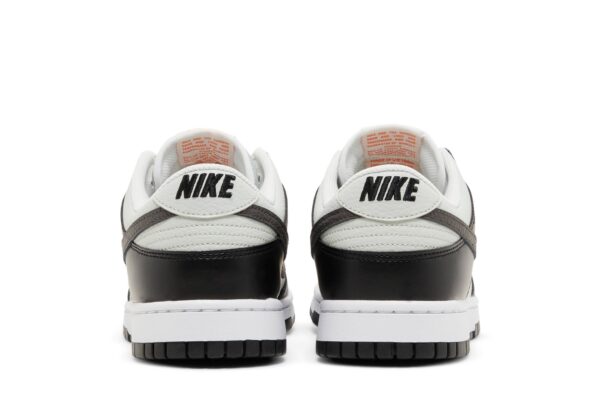 Nike Dunk Low Black Total Orange Mini Swoosh FN7808-001 - Arviolet photo 6
