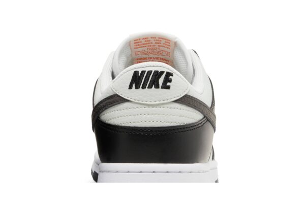 Nike Dunk Low Black Total Orange Mini Swoosh FN7808-001 - Arviolet photo 7