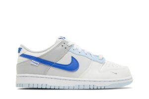 Nike Dunk Low Ivory Hyper Royal (GS) FB1843-141 - Arviolet photo 1