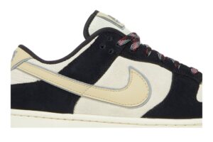 Nike Dunk Low LX Black Suede Team Gold (Women's) DV3054-001 - Arviolet photo 2