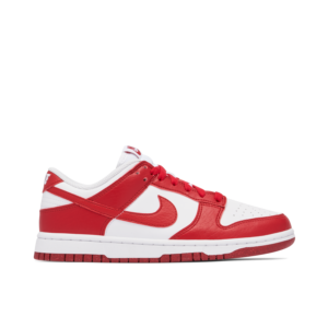 Nike Dunk Low Next Nature White Gym Red (Women's) DN1431-101 - Arviolet photo 1