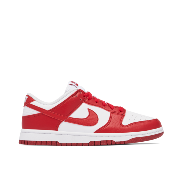 Nike Dunk Low Next Nature White Gym Red (Women's) DN1431-101 - Arviolet photo 1