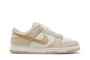 Nike Dunk Low Phantom Metallic Gold (Women's) DX5930-001 - Arviolet photo 1