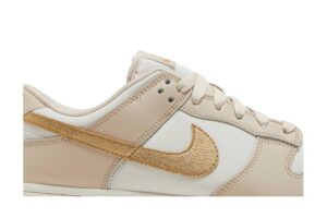 Nike Dunk Low Phantom Metallic Gold (Women's) DX5930-001 - Arviolet photo 2