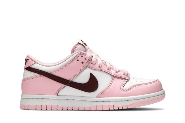 Nike Dunk Low Pink Foam Red White (GS) CW1590-601 - Arviolet photo 1