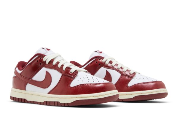 Nike Dunk Low PRM Vintage Team Red (Women's) FJ4555-100 - Arviolet photo 8