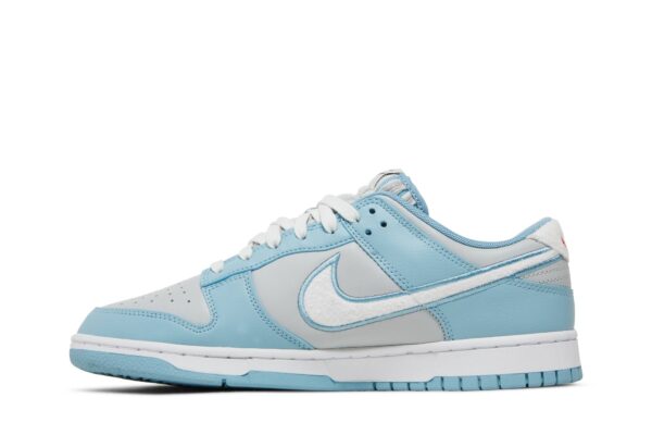 Nike Dunk Low Retro Fleece Swoosh Worn Blue FB1871-011 - Arviolet photo 3