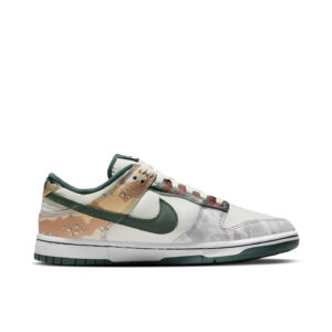 Nike Dunk Low SE Sail Multi-Camo DH0957-100 - Arviolet photo 1