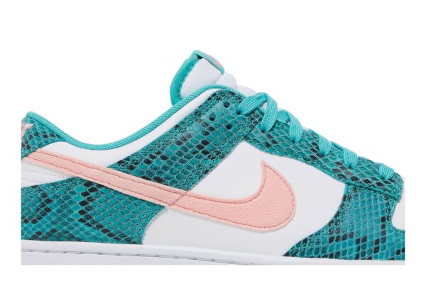 Nike Dunk Low Snakeskin Washed Teal Bleached Coral DR8577-300 - Arviolet photo 2