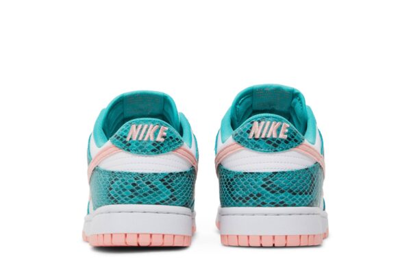 Nike Dunk Low Snakeskin Washed Teal Bleached Coral DR8577-300 - Arviolet photo 6