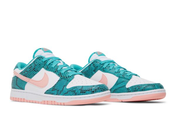 Nike Dunk Low Snakeskin Washed Teal Bleached Coral DR8577-300 - Arviolet photo 8