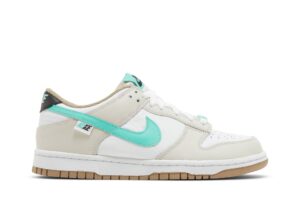 Nike Dunk Low Split Seam White Tan Mint (GS) DX6063-131 - Arviolet photo 1