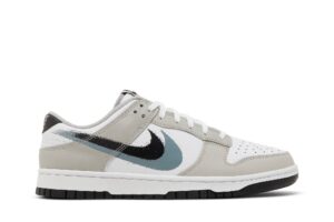 Nike Dunk Low Stencil Swoosh FD0661-100 - Arviolet photo 1