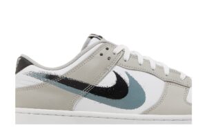 Nike Dunk Low Stencil Swoosh FD0661-100 - Arviolet photo 2
