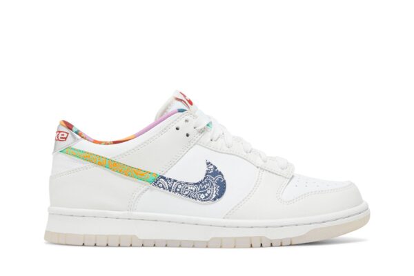 Nike Dunk Low White Multi-Color Paisley (GS) FN8913-141 - Arviolet photo 1