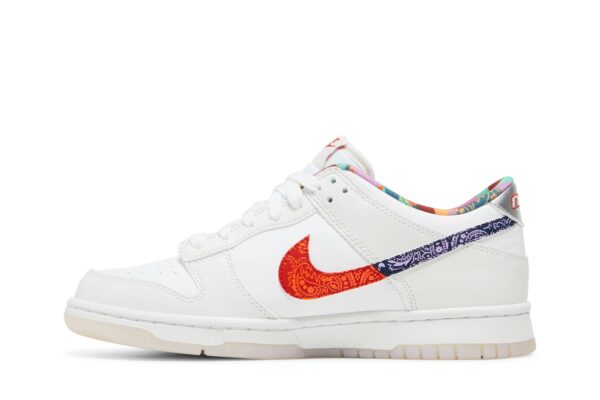 Nike Dunk Low White Multi-Color Paisley (GS) FN8913-141 - Arviolet photo 3