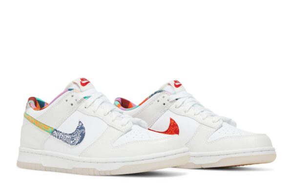 Nike Dunk Low White Multi-Color Paisley (GS) FN8913-141 - Arviolet photo 8