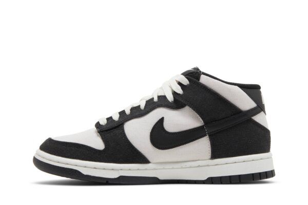 Nike Dunk Mid Canvas Panda DV0830-102 - Arviolet photo 3