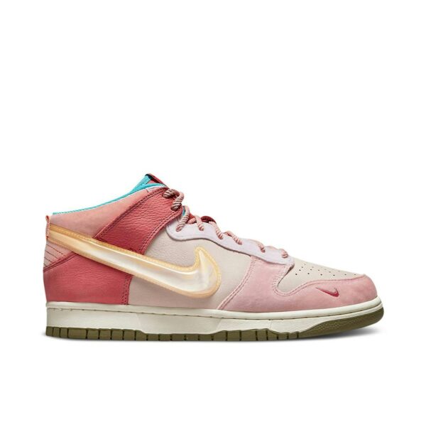 Nike Dunk Mid Social Status Free Lunch Strawberry Milk DJ1173-600 - Arviolet photo 1