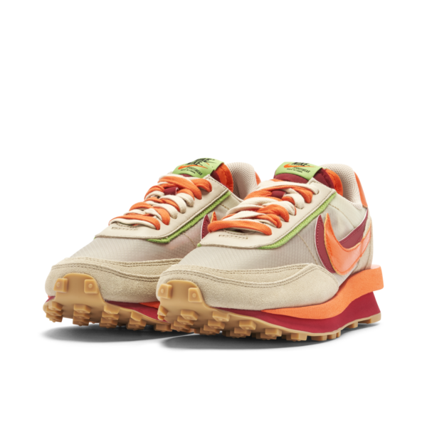 Nike LD Waffle sacai CLOT Kiss of Death Net Orange Blaze DH1347-100 - Arviolet photo 4