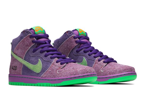 Nike SB Dunk High 420 Reverse Skunk (Special Box) CW9971-500 - Arviolet photo 8