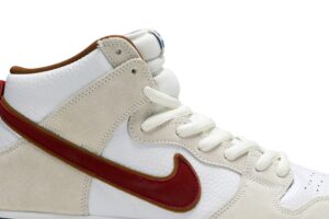 Nike SB Dunk High Sail Bright Crimson CV9499-100 - Arviolet photo 2