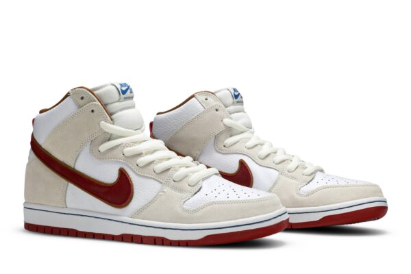 Nike SB Dunk High Sail Bright Crimson CV9499-100 - Arviolet photo 8