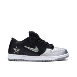 Nike SB Dunk Low Supreme Jewel Swoosh Silver CK3480-001 - Arviolet photo 1