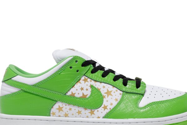 Nike SB Dunk Low Supreme Stars Mean Green (2021) DH3228-101 - Arviolet photo 2