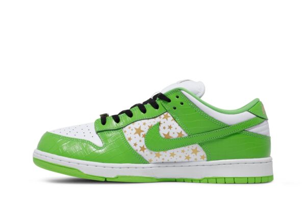 Nike SB Dunk Low Supreme Stars Mean Green (2021) DH3228-101 - Arviolet photo 3