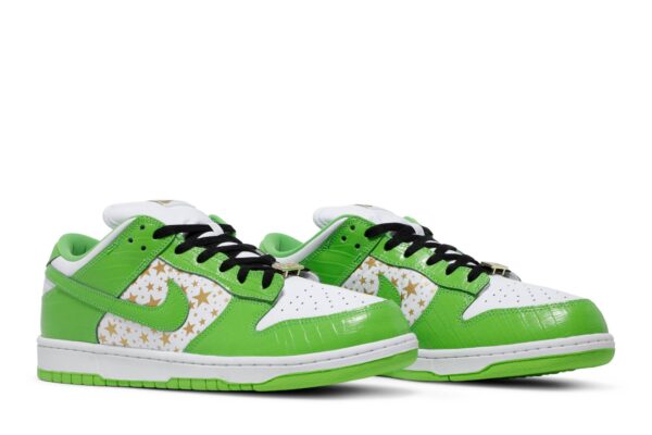 Nike SB Dunk Low Supreme Stars Mean Green (2021) DH3228-101 - Arviolet photo 8