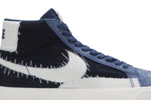 Nike SB Zoom Blazer Mid Sashiko Mystic Navy CT0715-400 - Arviolet photo 2